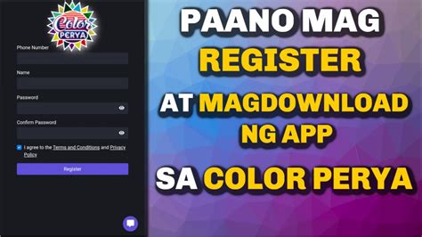 PAANO MAGREGISTER SA COLORPERYA AT .